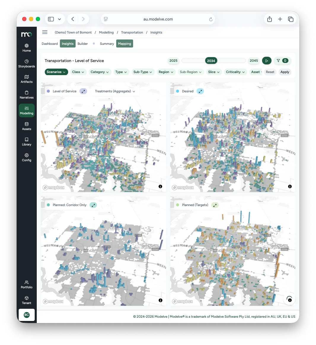 Modeling Features screenshot